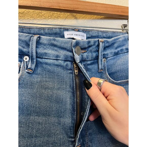 GOOD AMERICAN Good Classic Indigo Skinny Jean 27 Stretch Denim High Rise - Picture 6 of 11